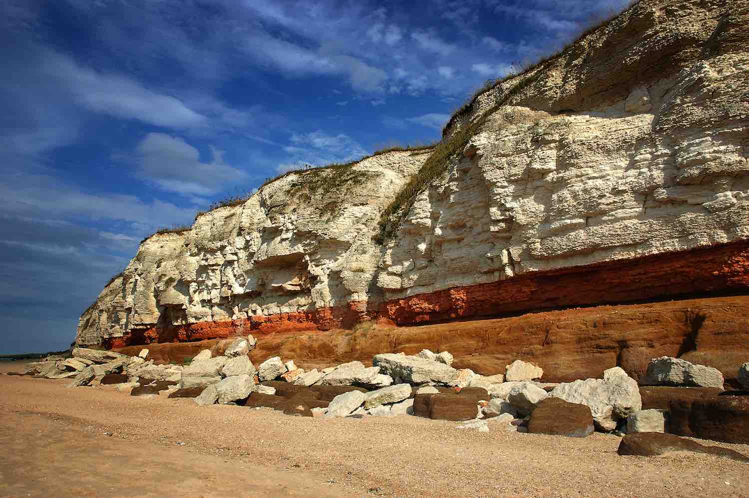 Inglaterra - The Norfolk Coast Path stretches from Hunstanton in the west to Cromer in the east.