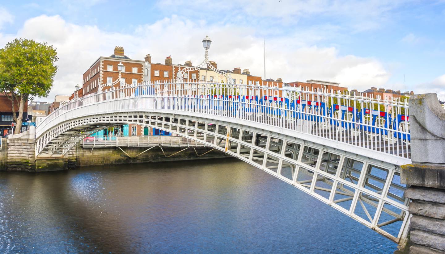 Dublín - Ha penny Bridge, Dublin, Ireland