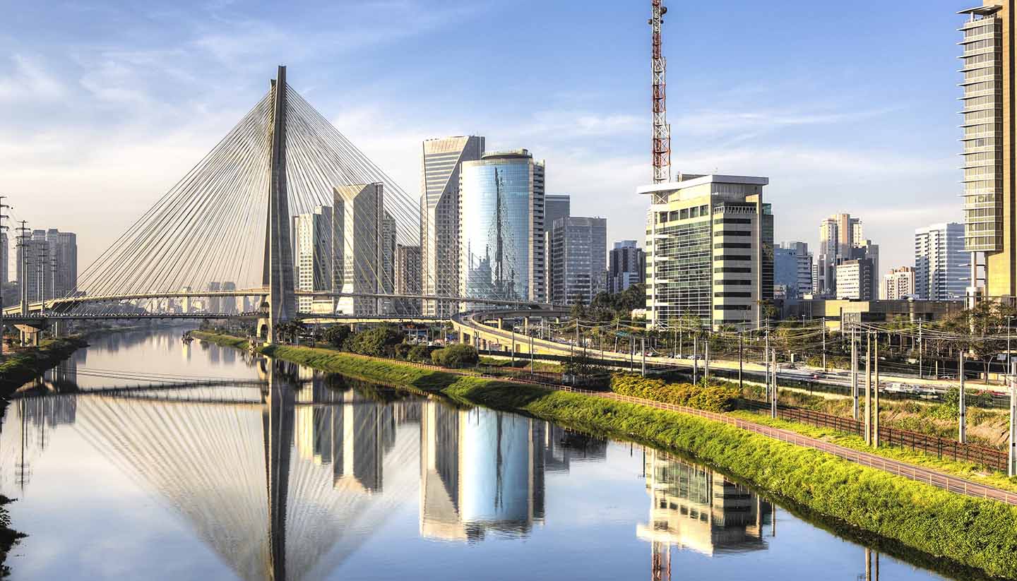 Brasil - Ponte Estaiada, Sao Paulo, Brazil