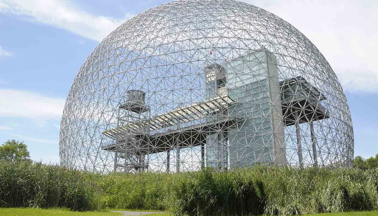 Canadá - Biosphere in the city of Montreal, Canada