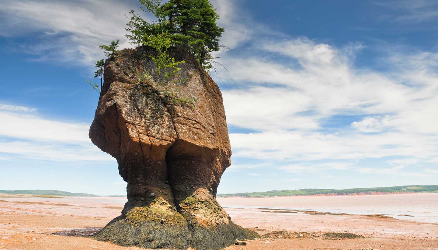 Canadá - Hopewell Rocks, New Brunswick