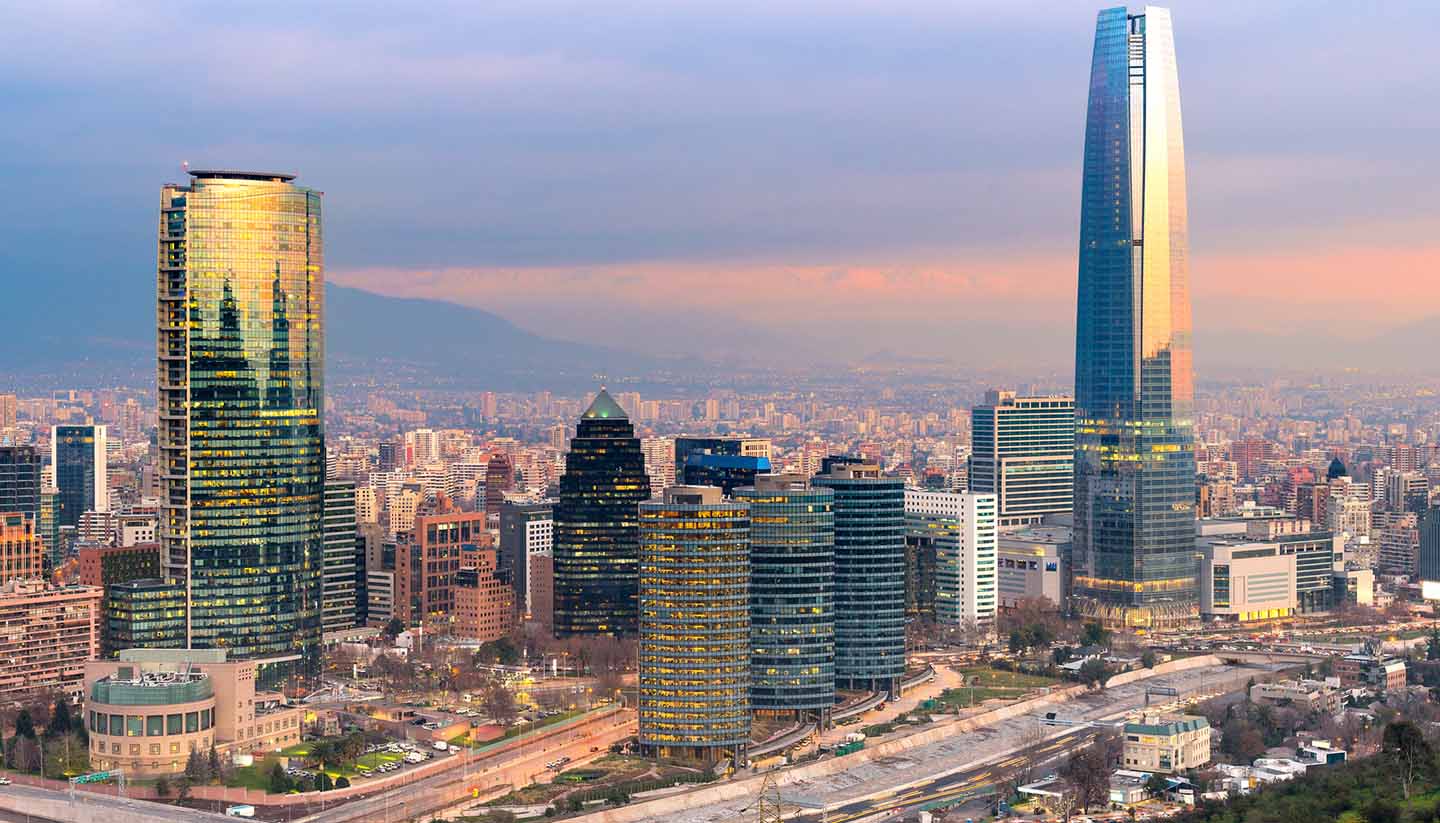 Chile - Skyline of Santiago, Chile