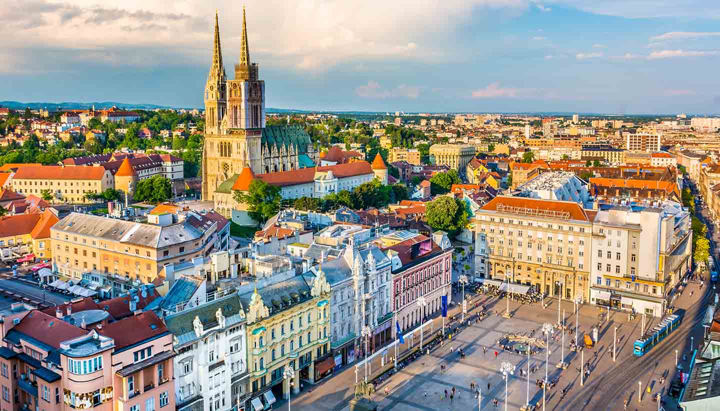 Croacia - Zagreb Aerial View, Croatia