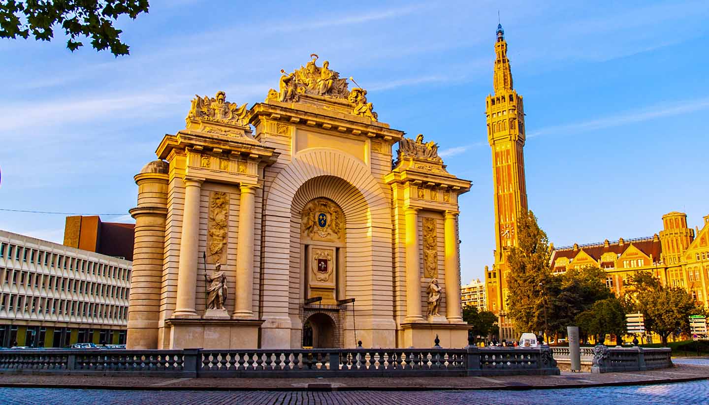 Francia - Lille City Landmark Building, France