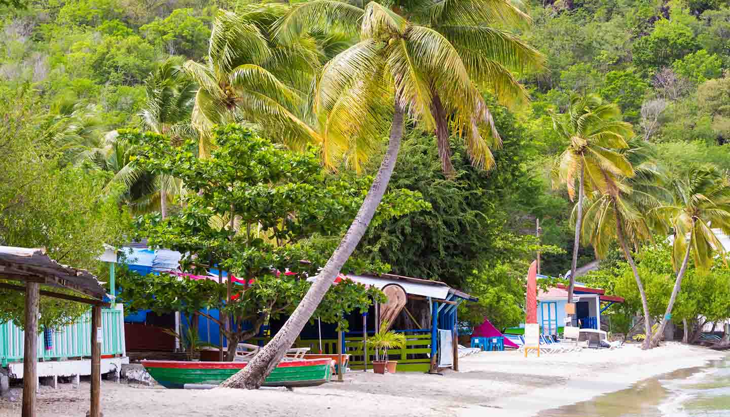 Martinica - The Caribbean beach, Martinique.