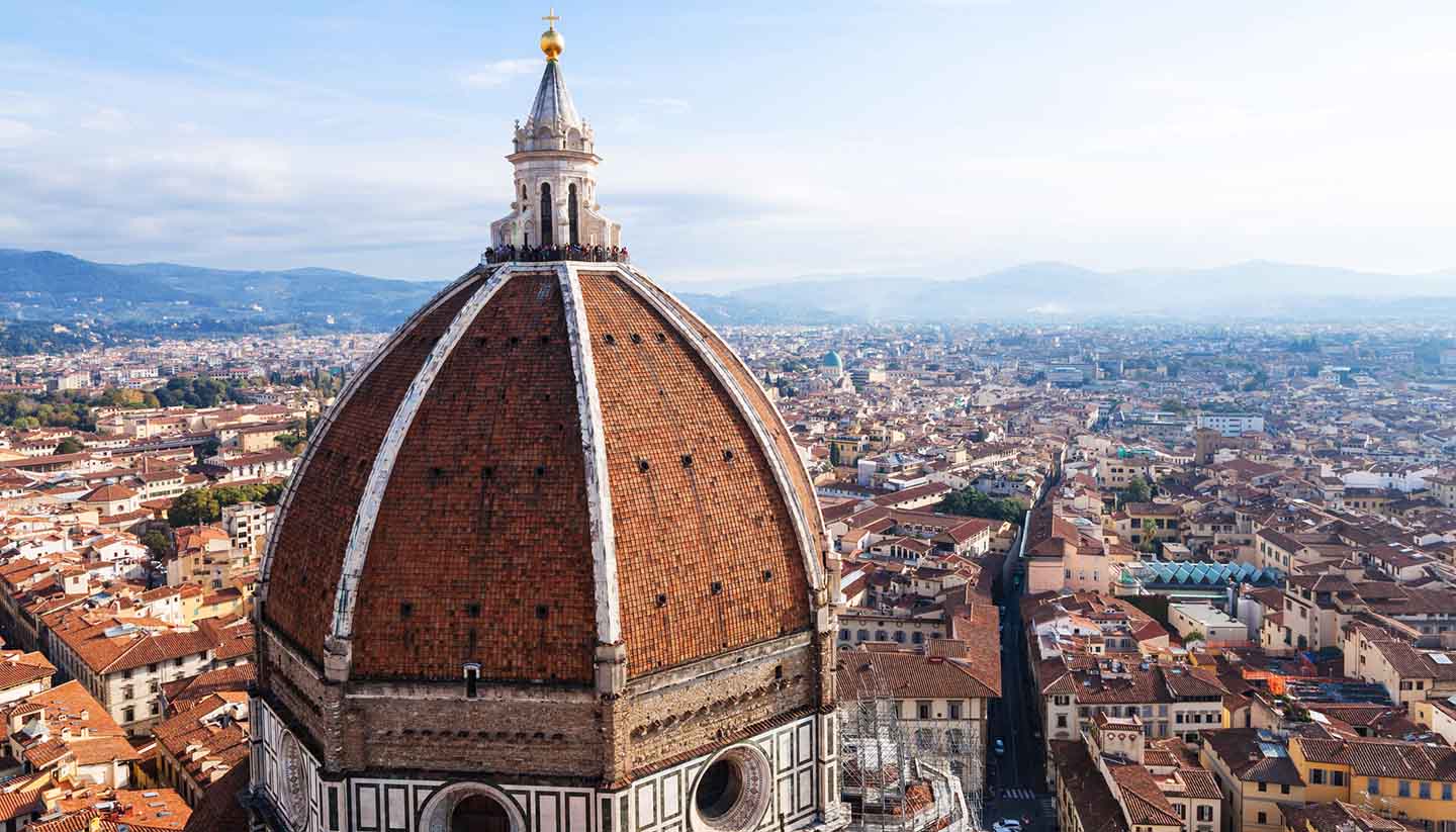 Italia - Duomo and Florence city, Italy