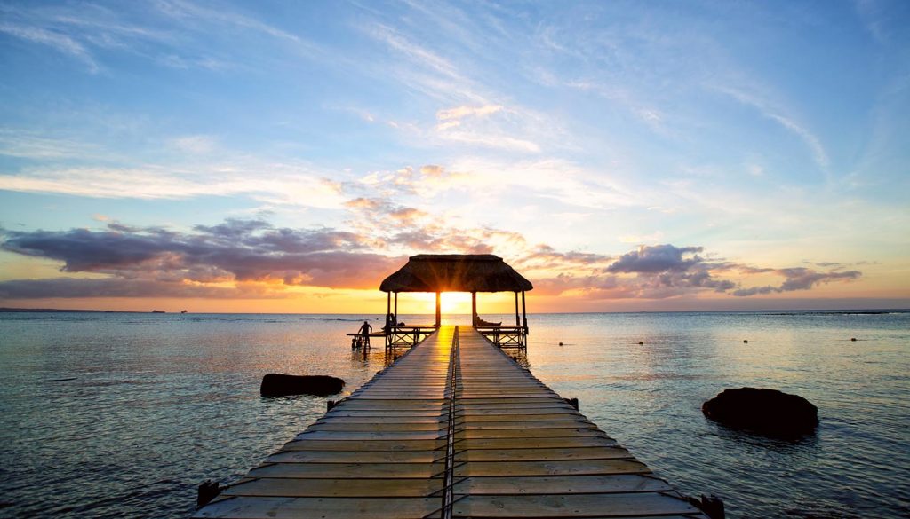 Mauricio - Beautiful Sunset in Mauritius Island