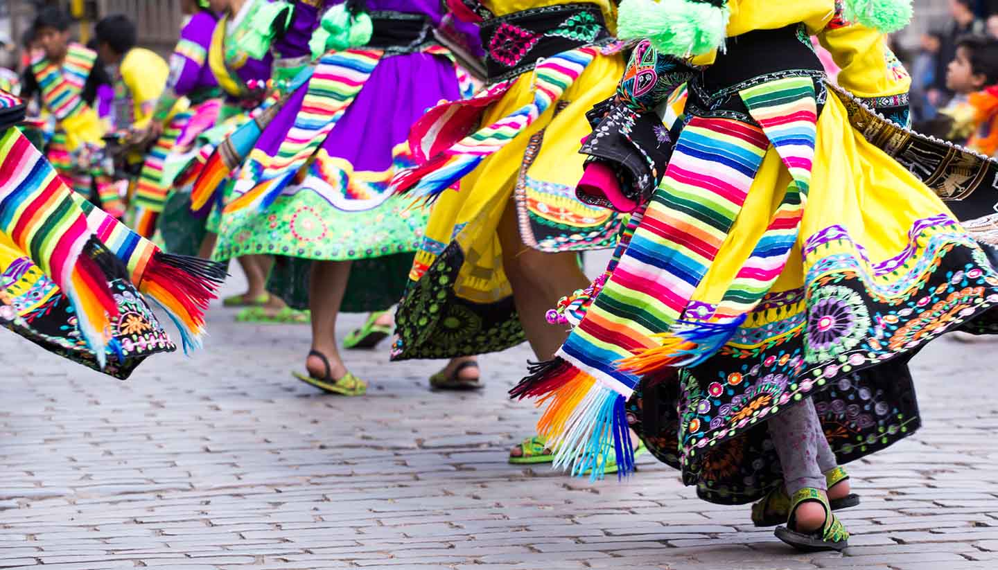 Perú - Peruvian Dancers in Cusco, Peru