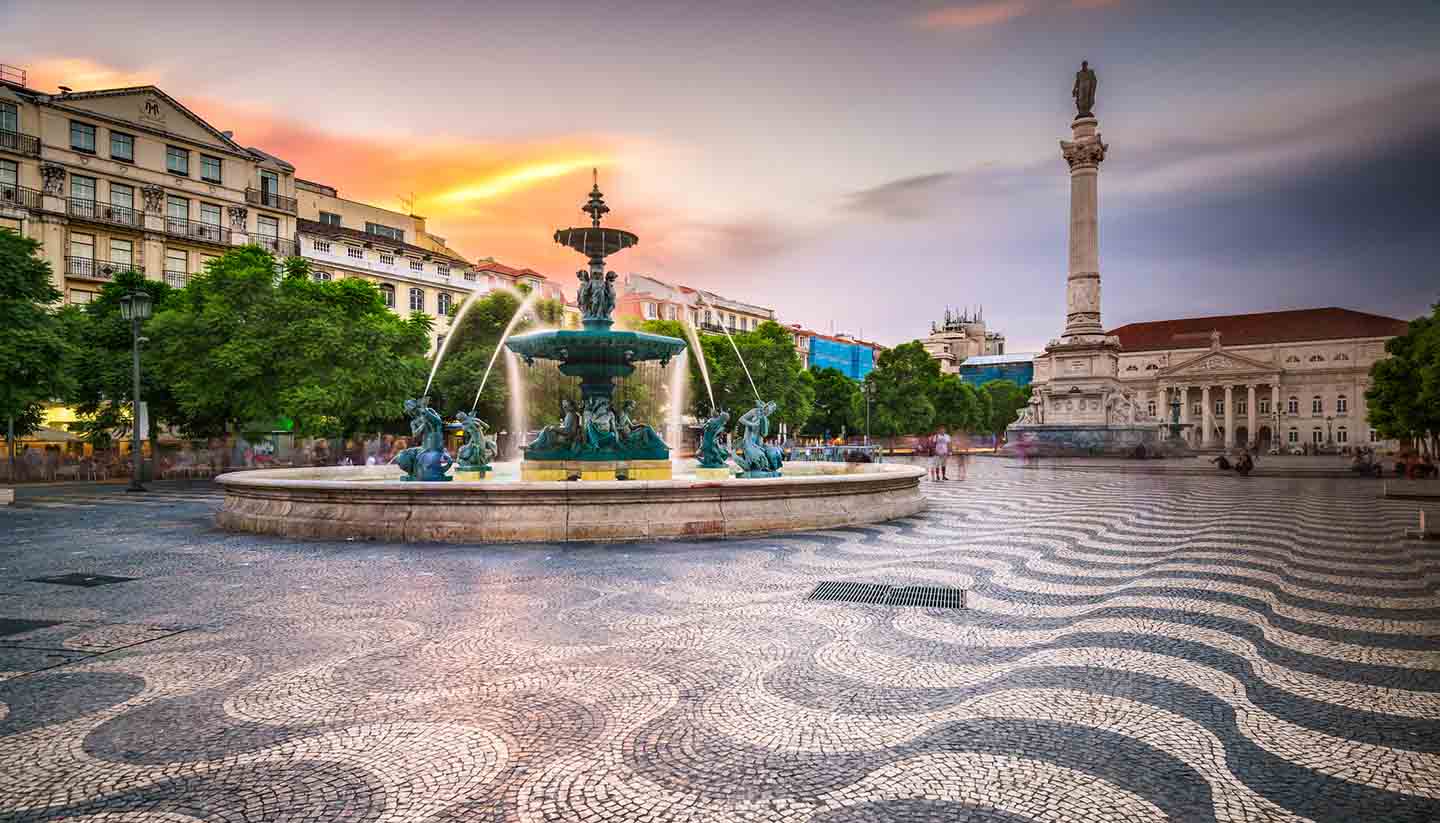 Lisboa - Lisbon, Portugal City Square