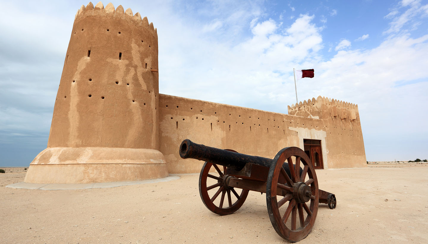 Catar - Al Zubarah fort in Qatar, Middle East