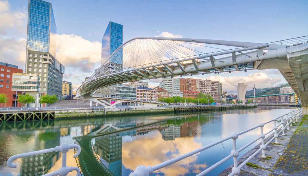 Bilbao - Pedro Arrupe Footbridge, Bilbao, Spain