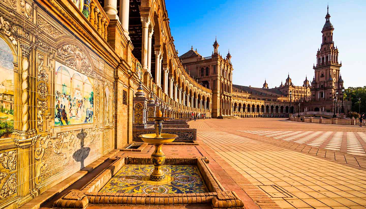 Sevilla - Seville Spanish Square, Spain