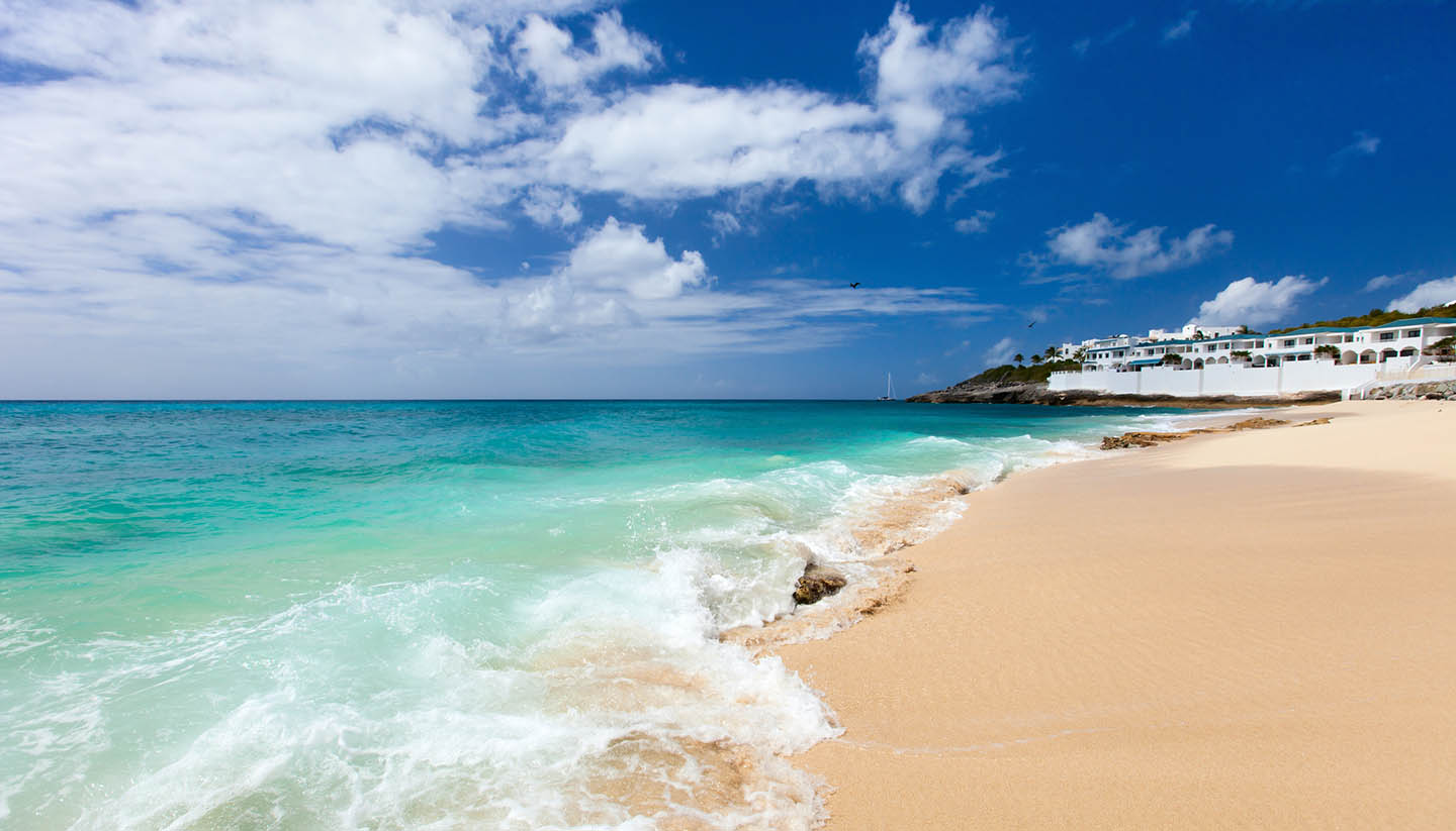 Sint Maarten - Cupecoy beach, St Maarten