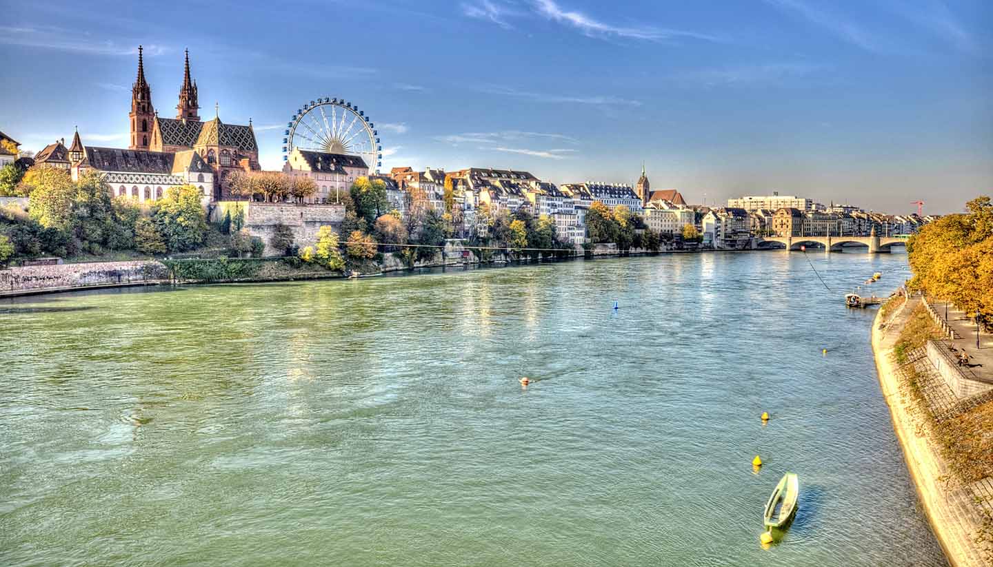 Suiza - City of Basel in Switzerland