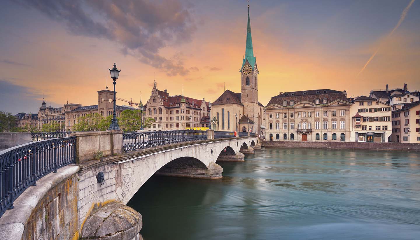 Zúrich - Zurich Cityscape, Switzerland