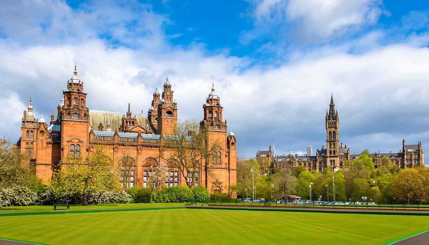 Glasgow - Kelvingrove Museum and Glasgow University - Scotland (UK)