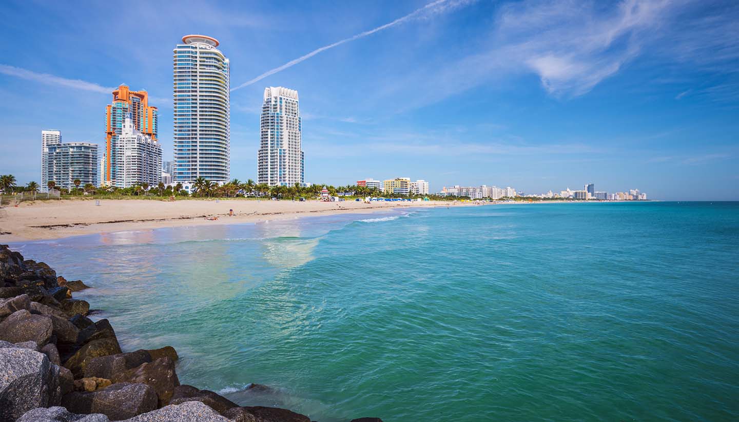 Florida - Miami Beach Skyline, Florida, USA