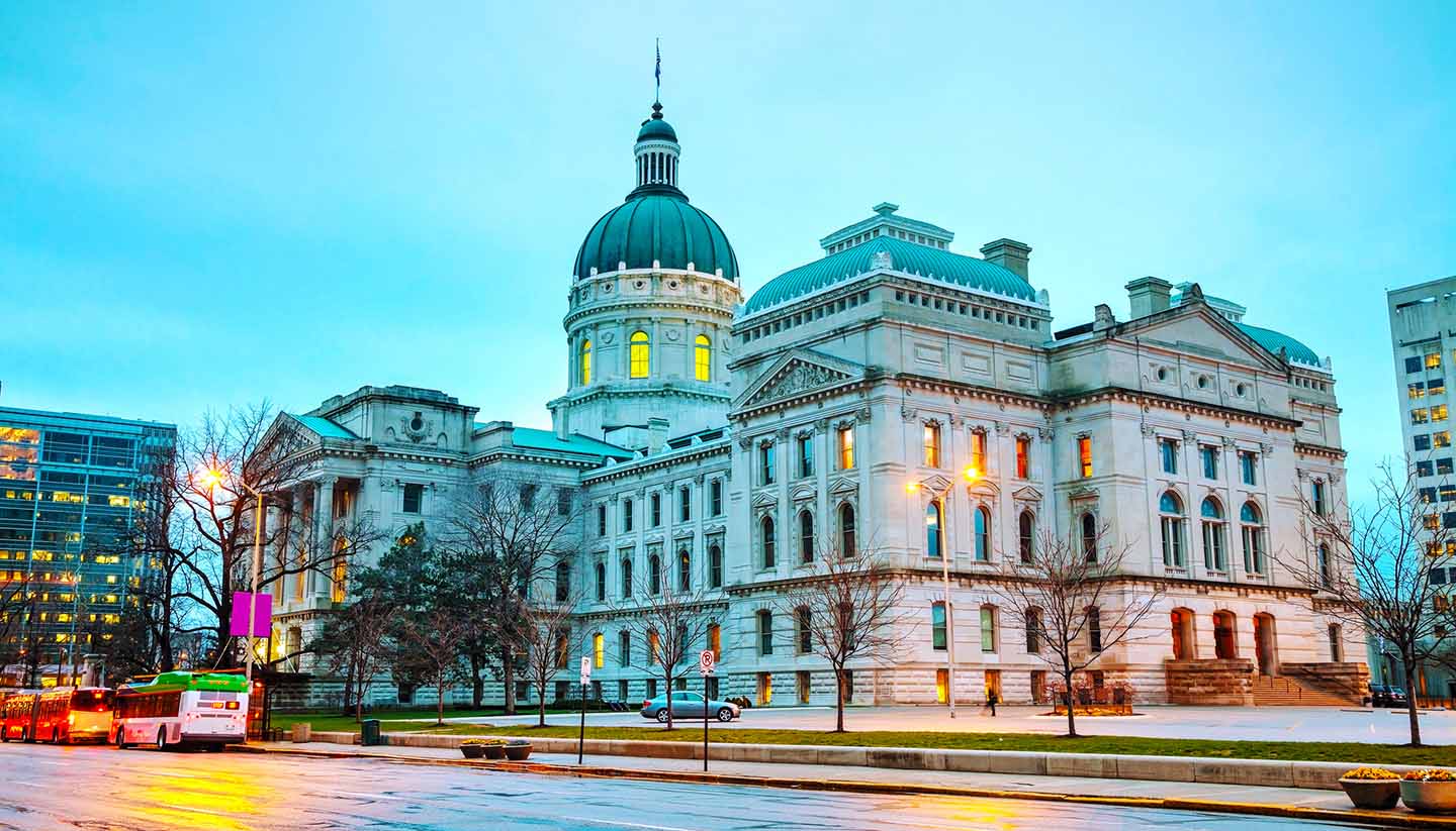 India - State Capitol Building Indiana, USA