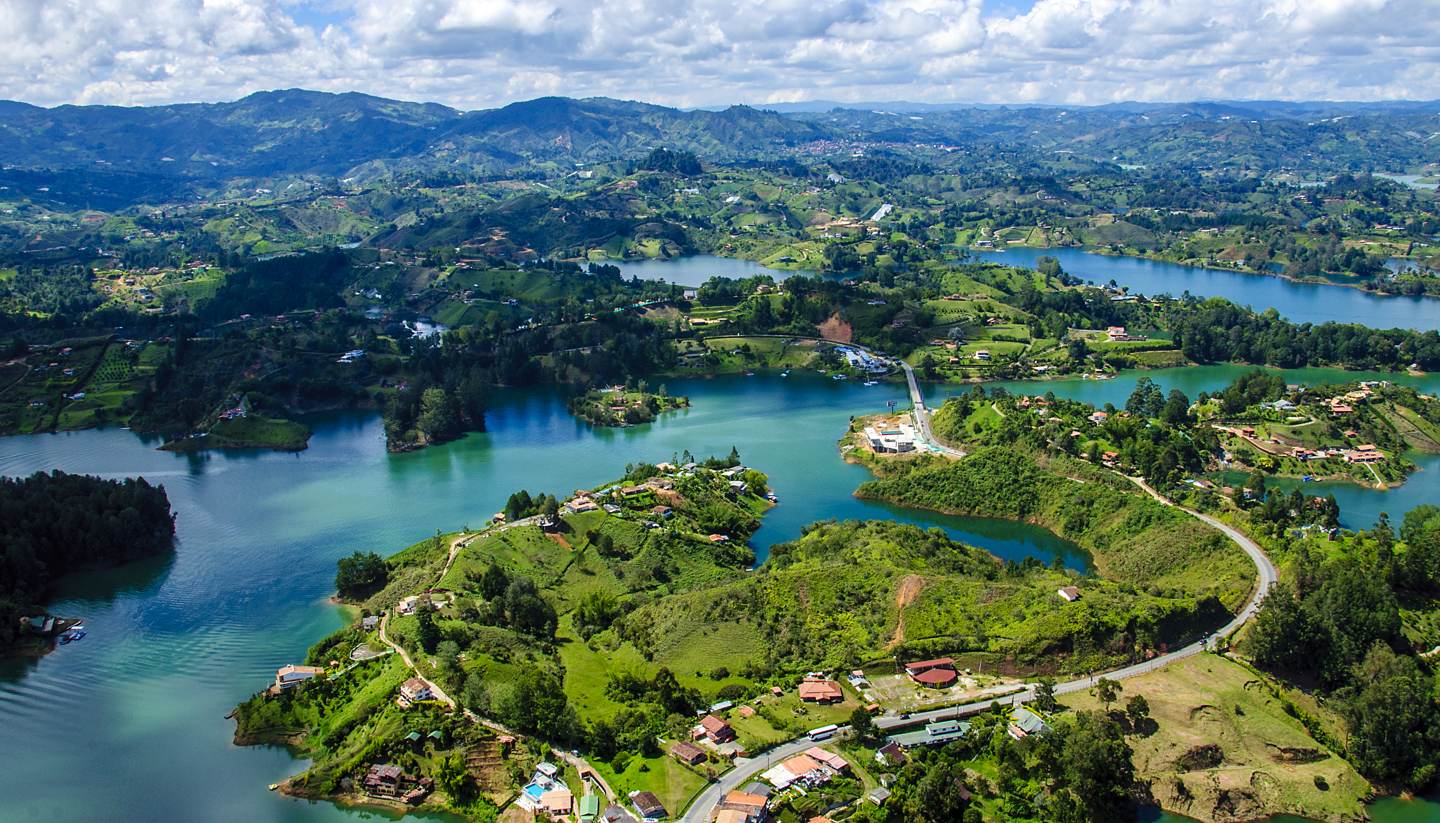 Colombia - View from Rock of Guatape in Medellin