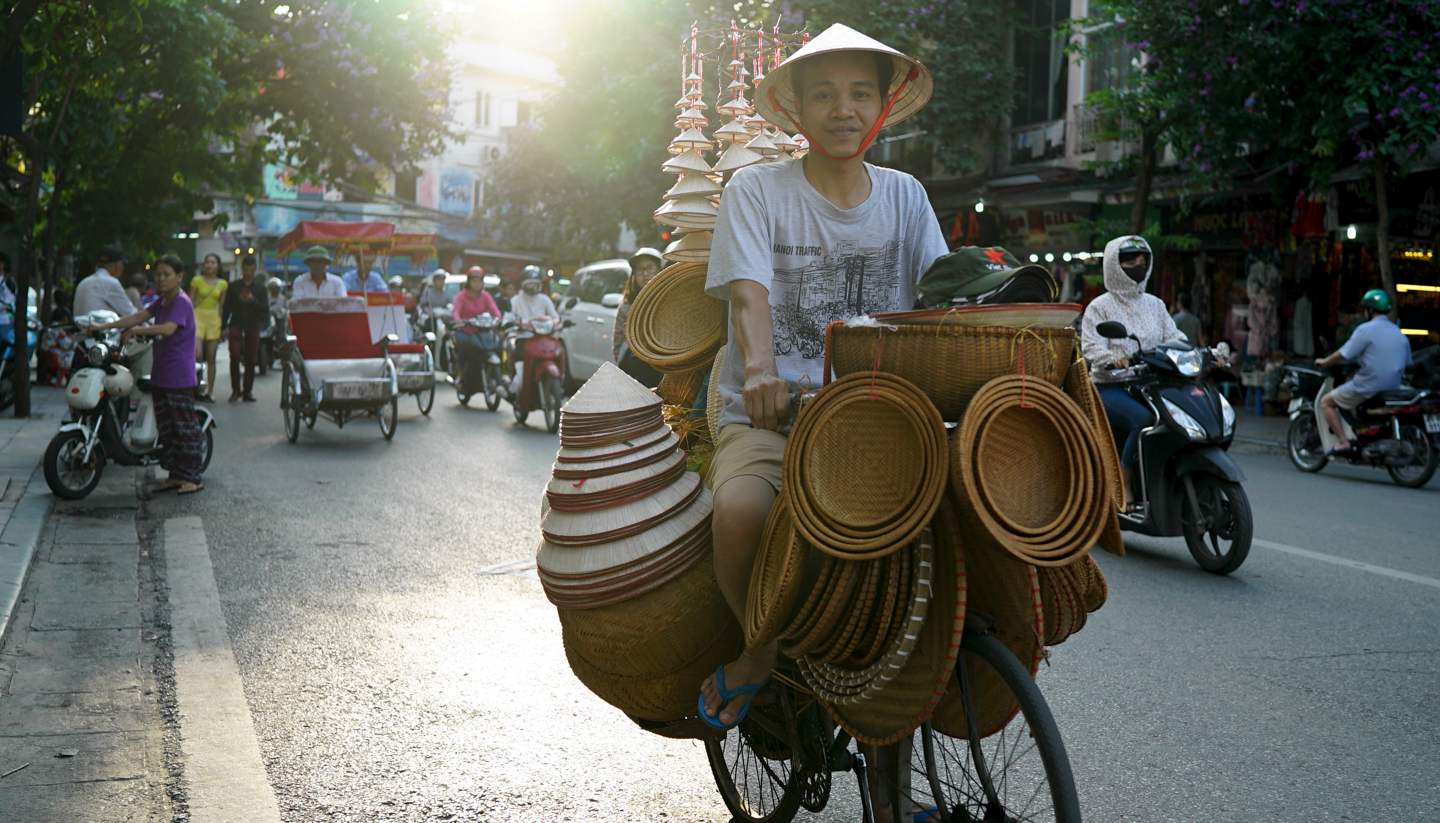 Vietnam - Street vendor, Hanoi, Vietnam