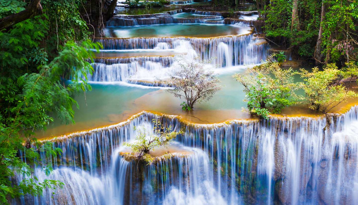 Tailandia - Huay Mae Kha Min waterfalls, Thailand